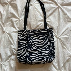 Zebra tote bag